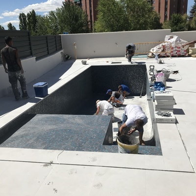 Piscina desbordante 9x4