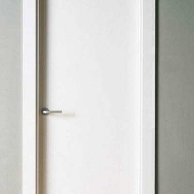 Puerta lisa blanca