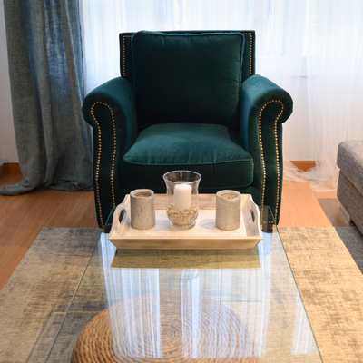 Salón-comedor Böho diseño