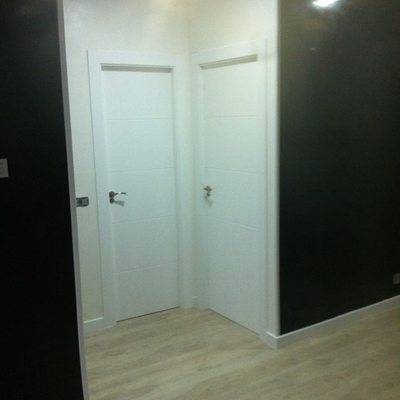 Puertas lacada en blanco 