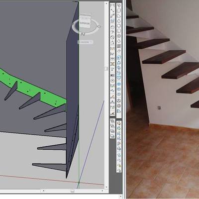 Diseño escalera compensada