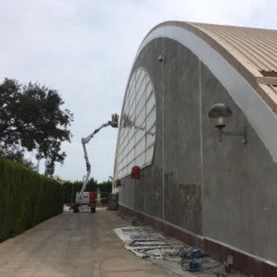 Rehabilitación de fachadas del polideportivo de Xeraco