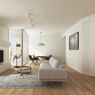 Edificio de 76 viviendas en Hospitalet de Llobregat