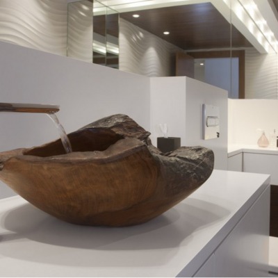 Detalle Lavabo de Madera