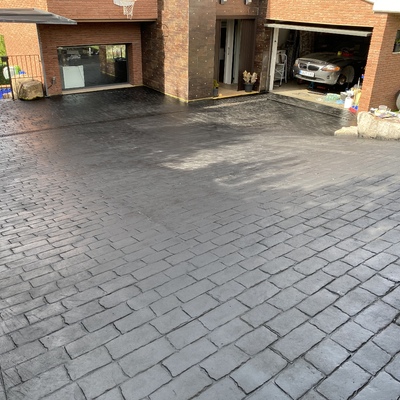 Restaurado y puesta apunto de cemento impreso