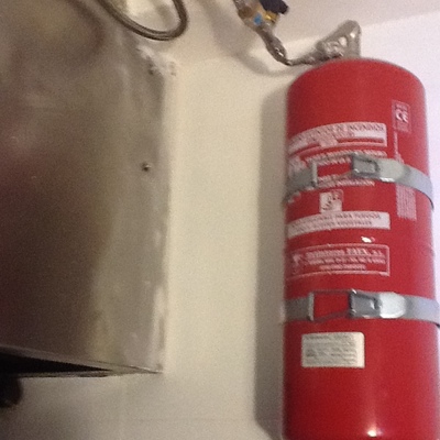 instalación contra incendio