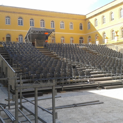 Grada para evento militar, San Fernando