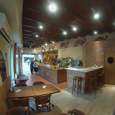 Reforma y ampliación panaderia con degustación.