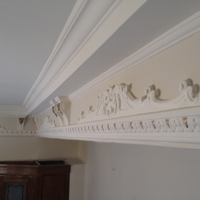 detalle de techo de escayola