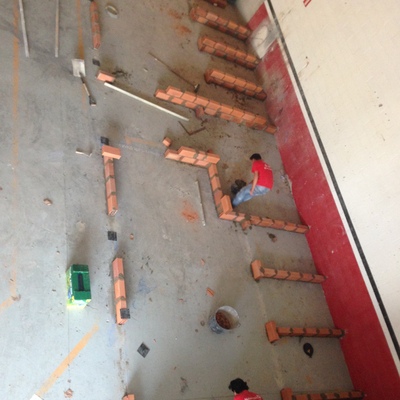 Construcción de vestuarios