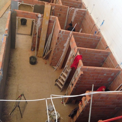 Construcción de vestuarios