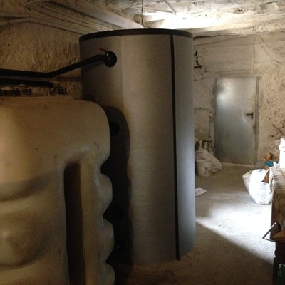 Montaje de caldera de leña en Huesca