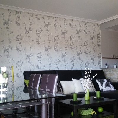 Papel en pared de salón