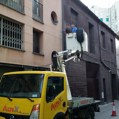 Reparación en fachada