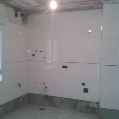 Colocación del Azulejo Cerámico en Cocina.