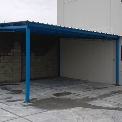 Cubierta de chapa trapezoidal