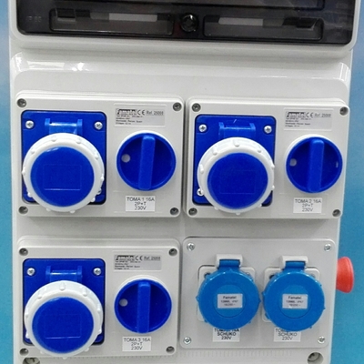 Cuadro homologado y certificado para las instalaciones provisionales de obra 