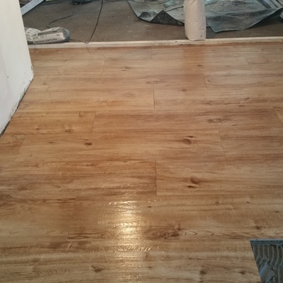 Detalle de solado de gres