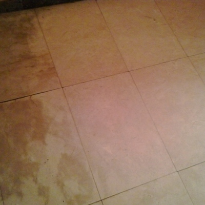 LIMPIEZA MANCHAS DE HUMEDAD EN MARMOL