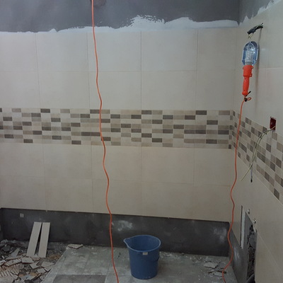 Colocación de alicatado 