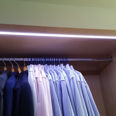 INSTALACION LED EN ROPERO