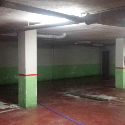 Pintado de garaje a pistola en Malaga.