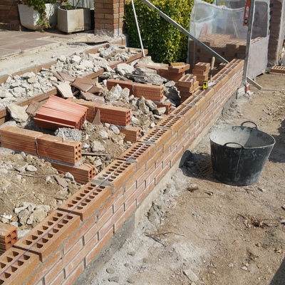 Ampliación de terraza