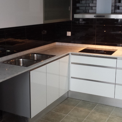 Encimera de Silestone.