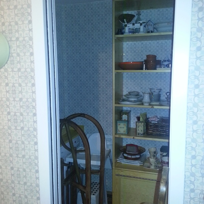 papel pintado despensa cocina