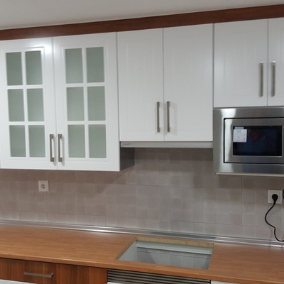 cocina lacada blanca diseño