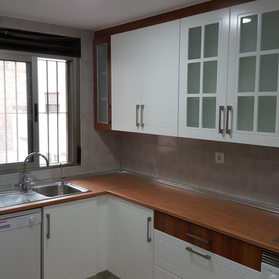 cocina lacada blanca diseño