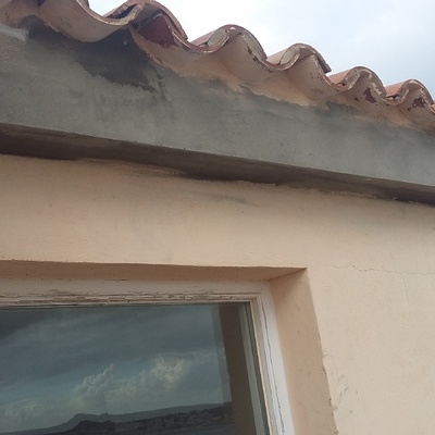 Reparación en fachada