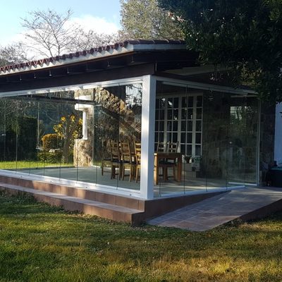 Cortina de Cristal + Carpinteria de Aluminio