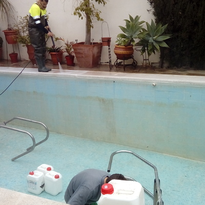 Limpieza de piscina