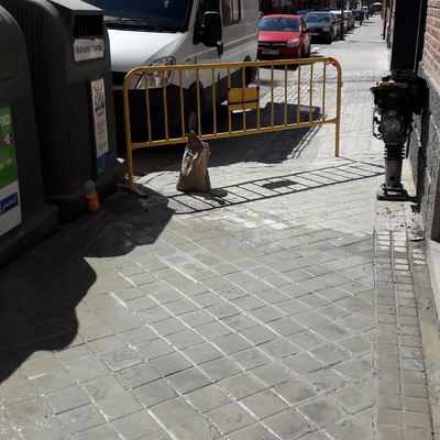 Arreglo hundimiento suelo