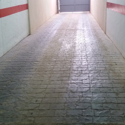 limpieza de rampa  garaje