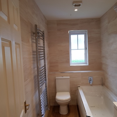 New bathroom install