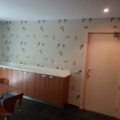 Papel pintado pajaritos