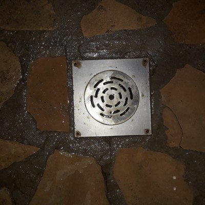 sifon de aguas pluviales