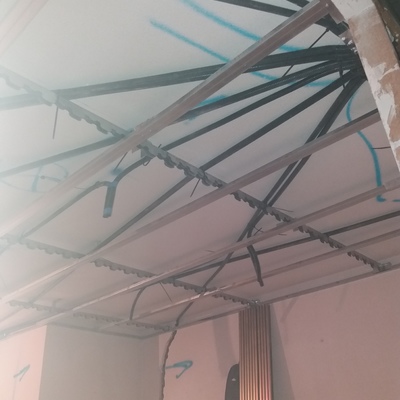 Canalización  en falso techo