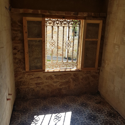 suelo de baño rustico