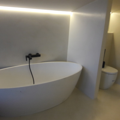 Baño microcemento