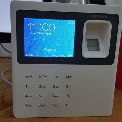 Control de horarios para personal