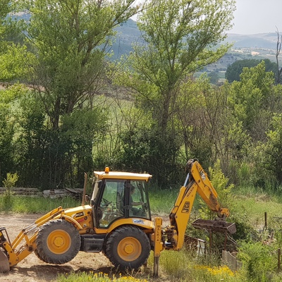 Desmonte de terreno.