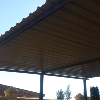 techo de chapa galvanizada trapezoidal