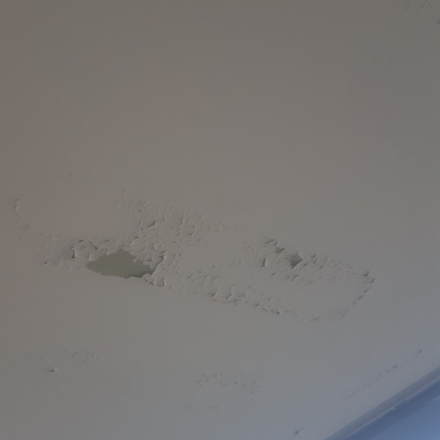 Reparación de techo de terraza en pladur