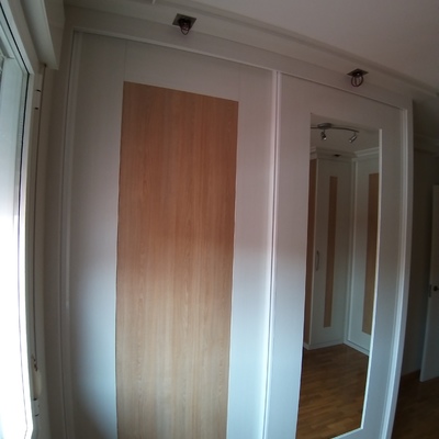 Frente armario pino cervino roble hera y espejo