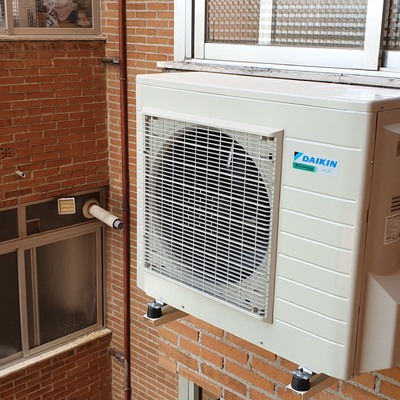 Climatizacion en curso de un  piso en Madrid