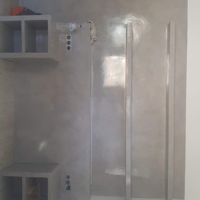 Cabecero de cama .con TECNO CEMENTO