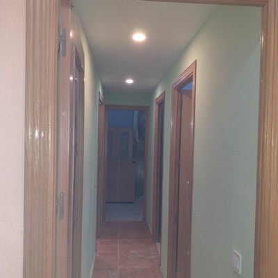 Halógenos en techo de pladur